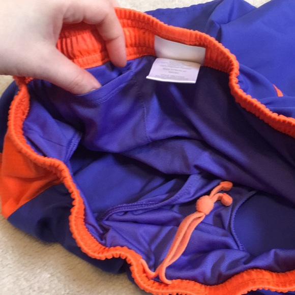 Danskin blue and orange workout shorts, in XS - Picture 5 of 7
